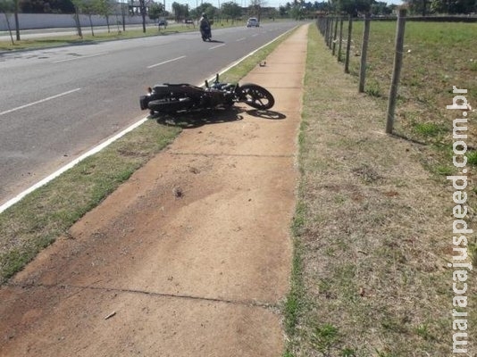 Procurado por roubo é preso após cair de motocicleta na Lúdio Martins Coelho