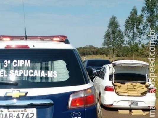 Três são presos com carregamento de 686 quilos de maconha