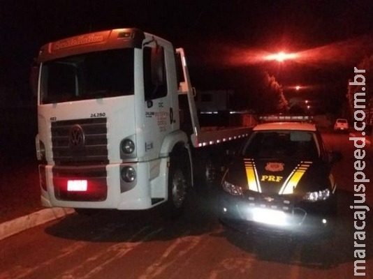 Veículo adulterado que seguia para a fronteira é recuperado pela PRF