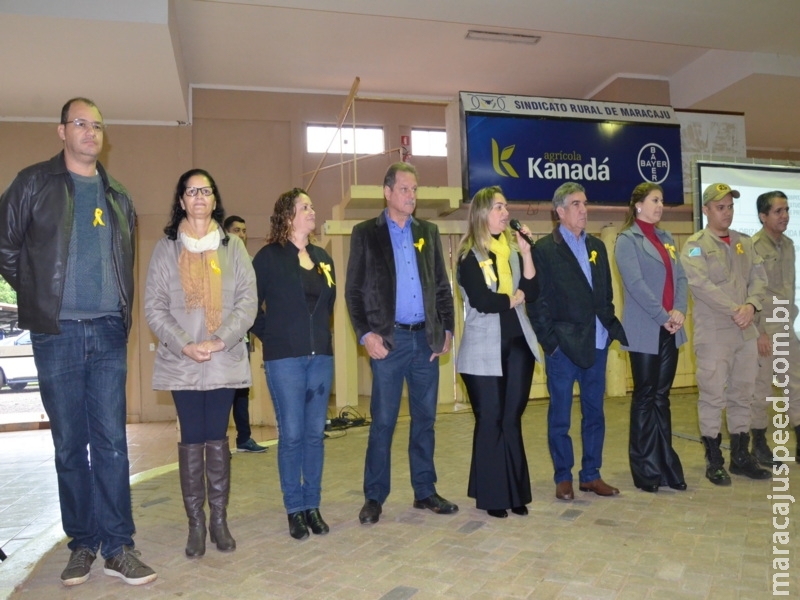 Campanha setembro mês amarelo contra suicídio começou em Maracaju Campanha setembro mês amarelo contra suicídio começou em Maracaju