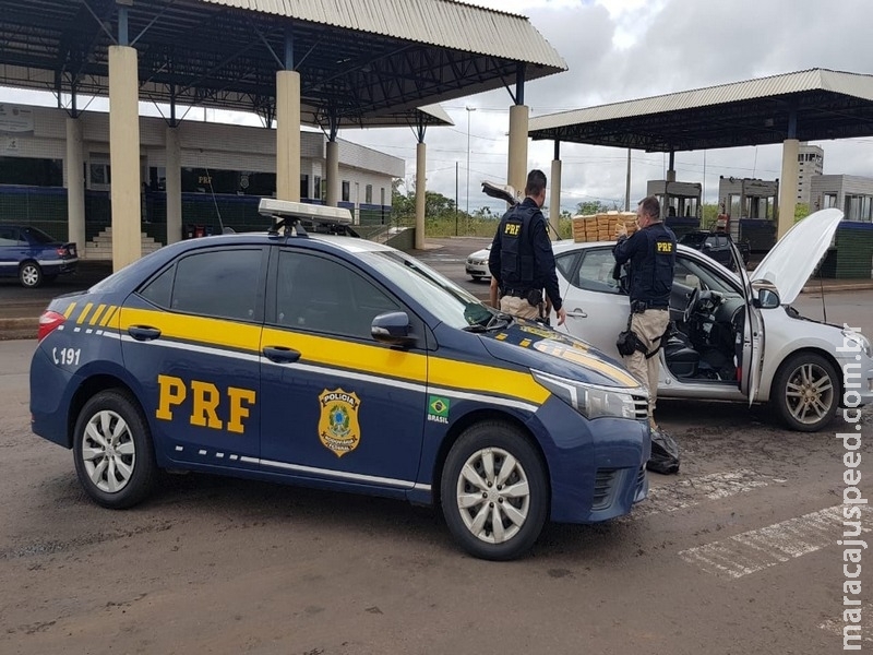 Casal com criança de 3 anos é preso pela PRF com 31,8kg de cocaína
