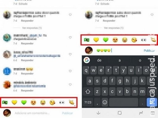 Instagram libera atalho com os emojis que usuário mais usa nos comentários