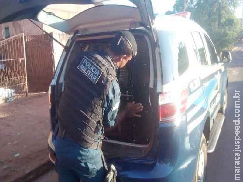 Mesmo com medida protetiva, homem agride filha e esposa e é preso