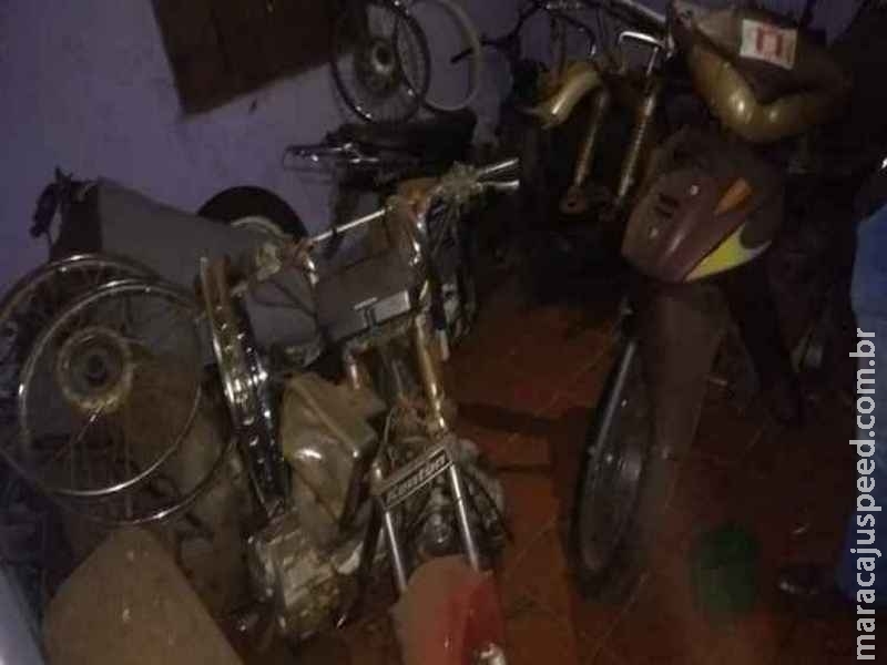 Operação Integração estoura desmanche de motos e apreende U$ 2.500 dólares