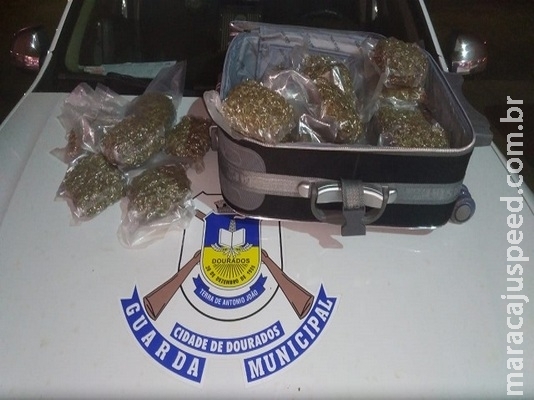 Paraguaio é preso em Dourados com quase 7kg de skunk