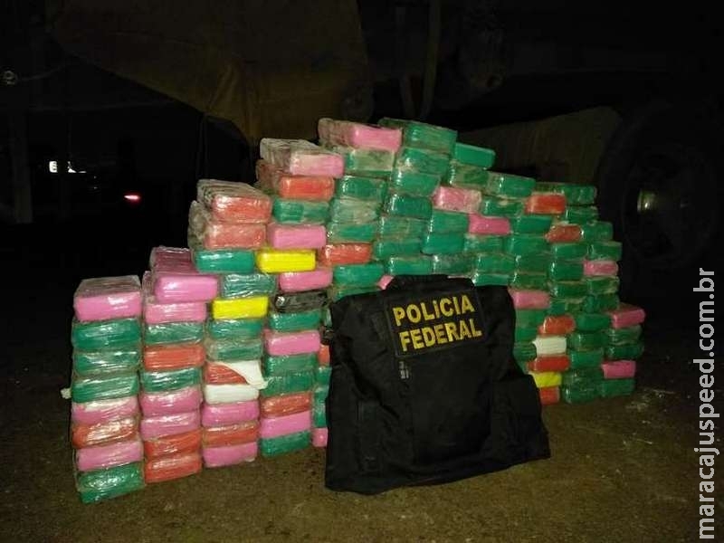 PF apreende mais de 150 quilos de cocaína na Guaicurus