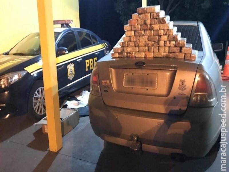 PRF apreende 50,9 kg de cocaína em Bataguassu