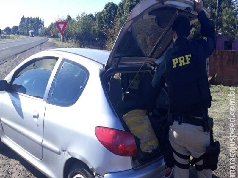 PRF prende homem pela 3ª vez; estava transportando droga para Dourados
