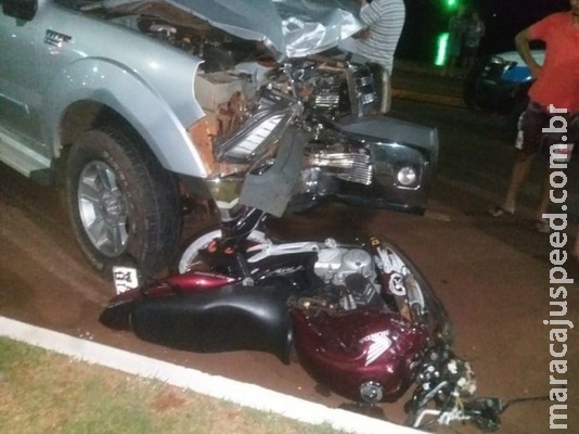Rapaz morre atropelado na orla de Fátima do Sul Rapaz morre atropelado na orla de Fátima do Sul