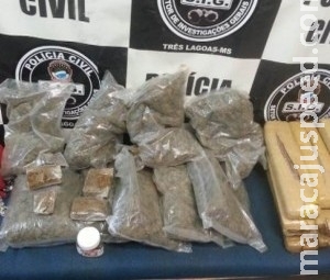 Trio usava loja como fachada para traficar a super maconha