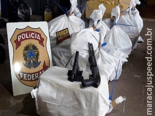 Ação conjunta apreende mais de 700kg de maconha em Ponta Porã