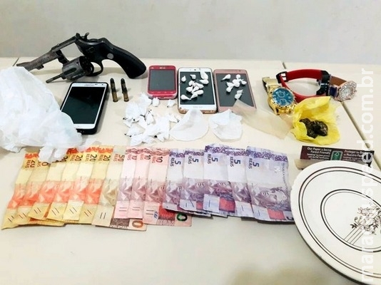 ALI prende "gigante" com arma e drogas em Dourados