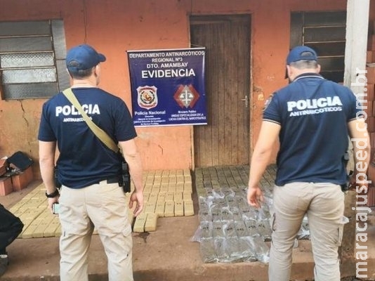 Brasileiros são flagrados com 208 quilos de maconha na fronteira