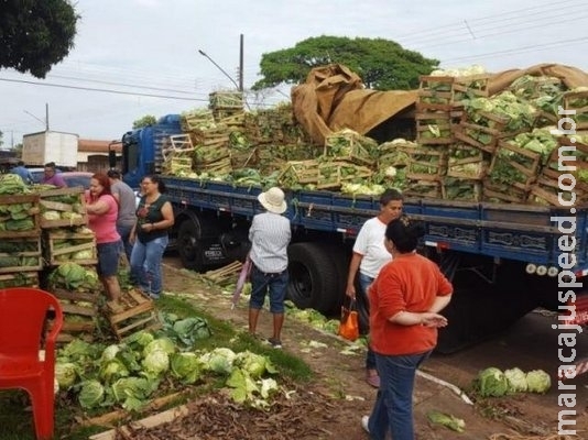 Caminhão de repolho levava uma tonelada de maconha para São Paulo