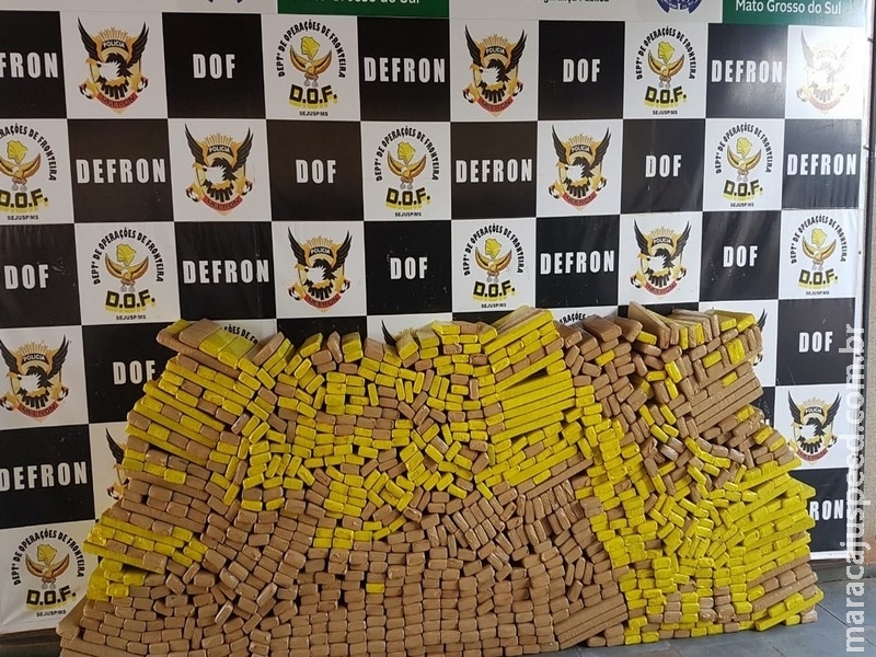 DOF recupera carro furtado carregado com mais de meia tonelada de droga