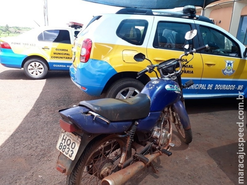 Guarda Municipal recupera motocicleta furtada