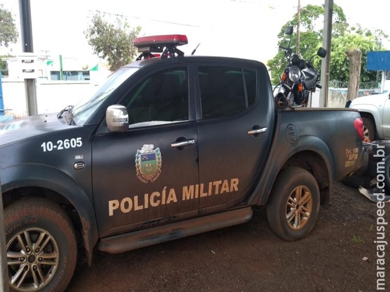 Maracaju: PM recupera motocicleta furtada por adolescente de 13 anos Maracaju: PM recupera motocicleta furtada por adolescente de 13 anos