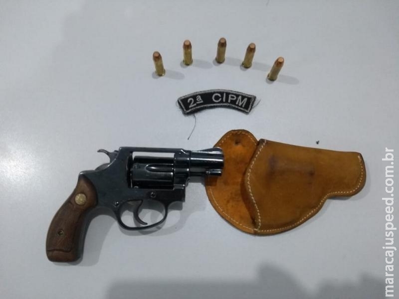 Maracaju: Polícia Militar apreende arma de fogo e homem é preso em flagrante Maracaju: Polícia Militar apreende arma de fogo e homem é preso em flagrante