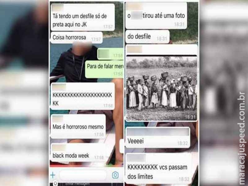 Modelos negras são comparadas a escravas em grupo de WhatsApp Modelos negras são comparadas a escravas em grupo de WhatsApp