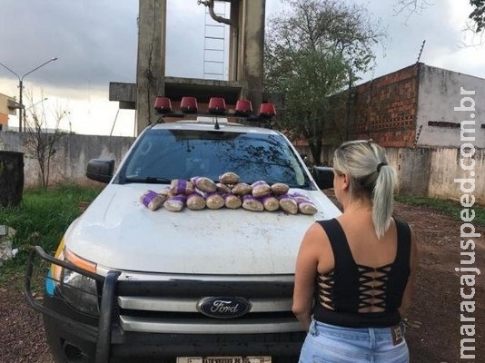 Mulher é presa na MS-164 com cinco quilos da super maconha