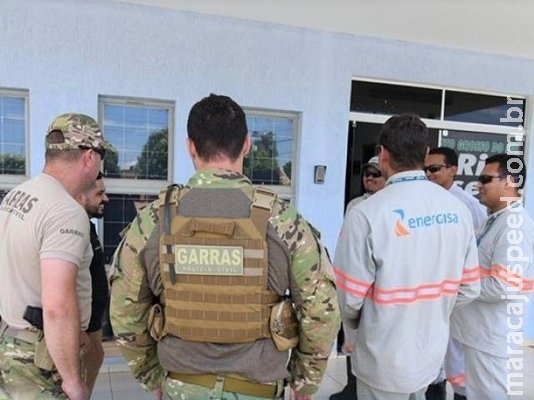 Operação com apoio do Garras prende 4 pessoas por furto de energia
