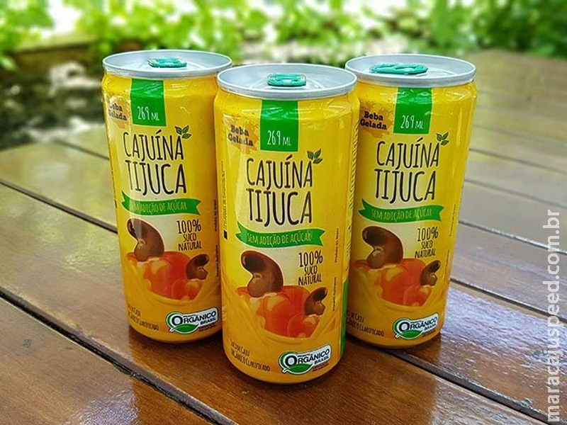 Parceria com iniciativa privada lança cajuína orgânica em lata Parceria com iniciativa privada lança cajuína orgânica em lata