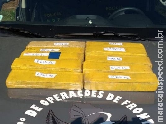 Traficante é preso pelo DOF com cocaína amarrada ao corpo que levaria para MG