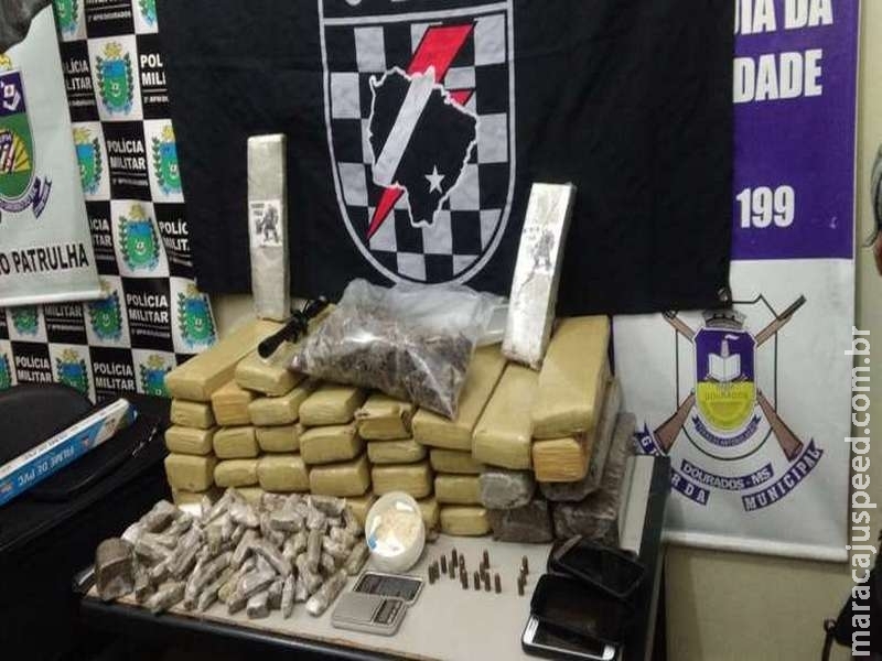 Ação conjunta fecha ponto de distribuição de drogas em Dourados