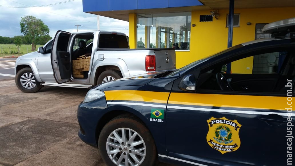 Após tentativa de fuga, PRF apreende 1.195 kg de maconha na BR-163