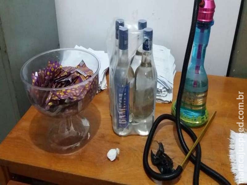 “Batida” fecha festa lotada de adolescentes e regada a cocaína e bebida alcoólica em Dourados