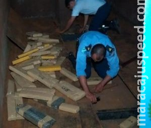 Caminhoneiro é flagrado com quase 1 tonelada de maconha na MS-276