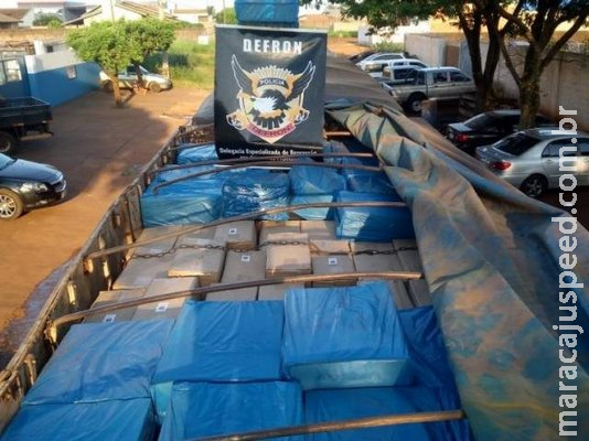 Defron apreende carga de cigarro paraguaio avaliada em R$ 1 milhão