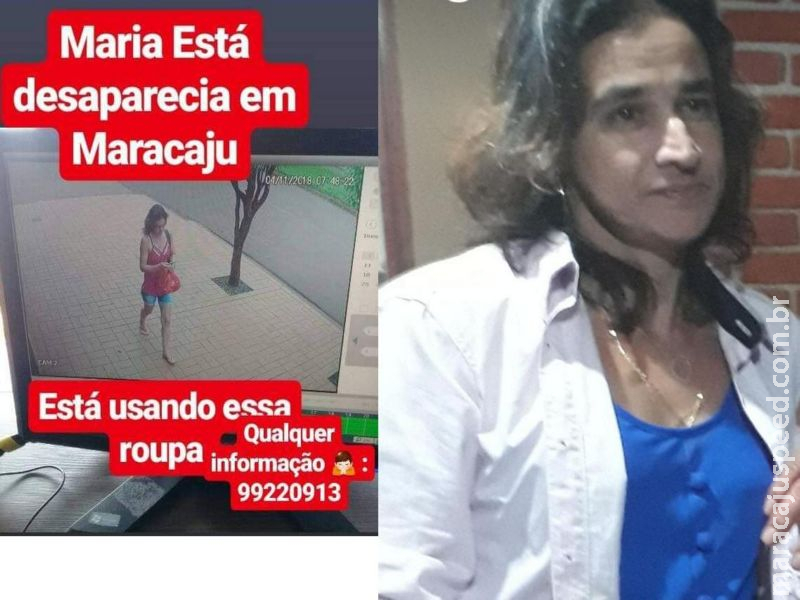 Maracaju: Mulher encontra-se desaparecida Maracaju: Mulher encontra-se desaparecida