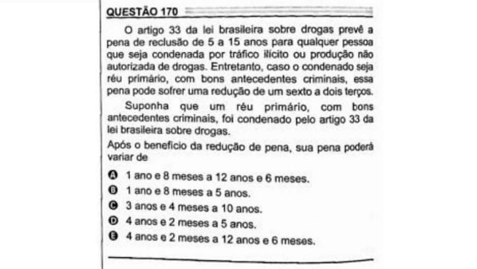 MEC anula questão de Matemática do Enem após repetição MEC anula questão de Matemática do Enem após repetição