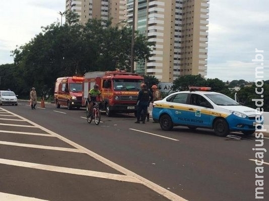 Polícia e bombeiros impedem que mulher se jogue de viaduto da Ceará