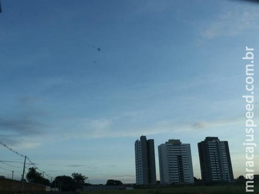 Previsão é de sexta com calorão de até 34ºC e pancadas de chuva em MS Previsão é de sexta com calorão de até 34ºC e pancadas de chuva em MS