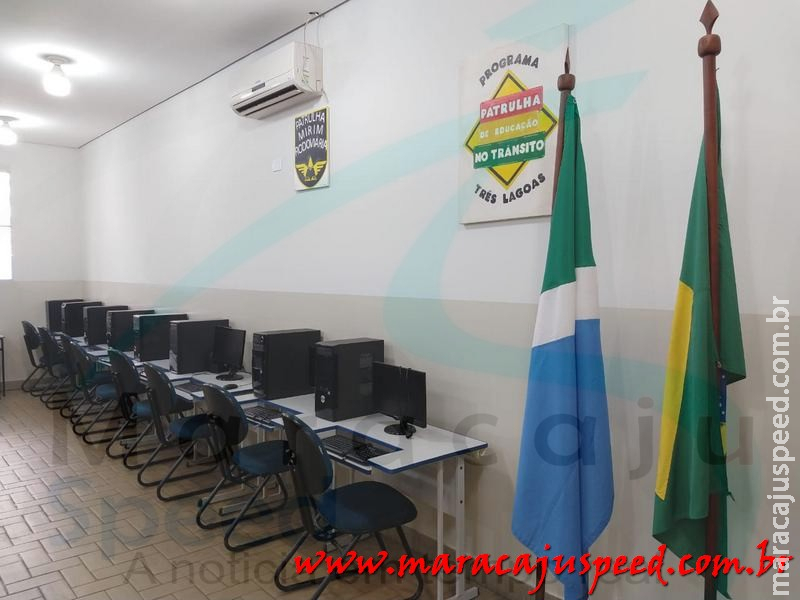 Projeto social Patrulha Mirim Rodoviária recebe 7 computadores doados por empresa Projeto social Patrulha Mirim Rodoviária recebe 7 computadores doados por empresa