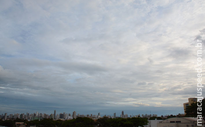 Sol aparece, mas tempo segue instável com previsão de chuva e MS