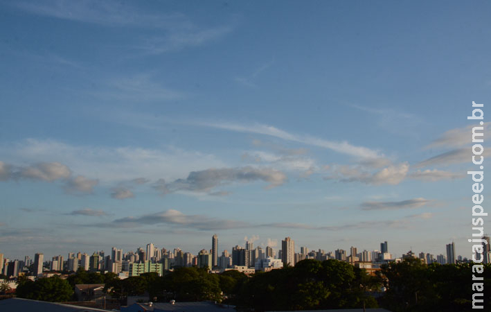 Temperatura de 36°C e previsão de chuva para esta segunda-feira em MS