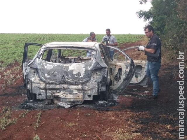 Um dia após execução de empresário, Ônix é incendiado e abandonado