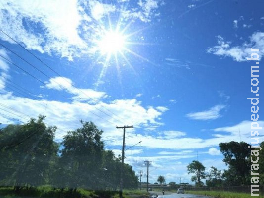 Calorão continua e máxima chega até 34ºC nesta quarta, prevê Inmet