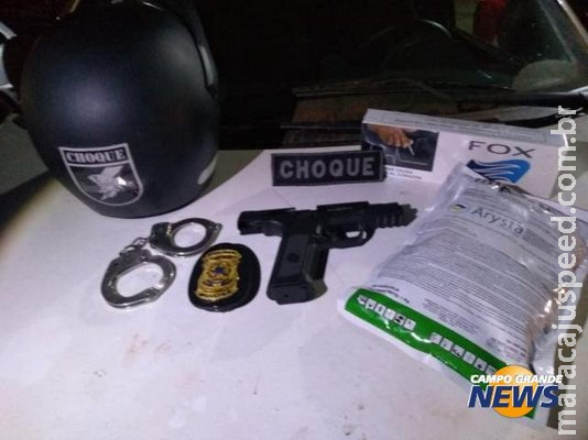Choque prende trio e frustra transporte de cigarros e agrotóxicos