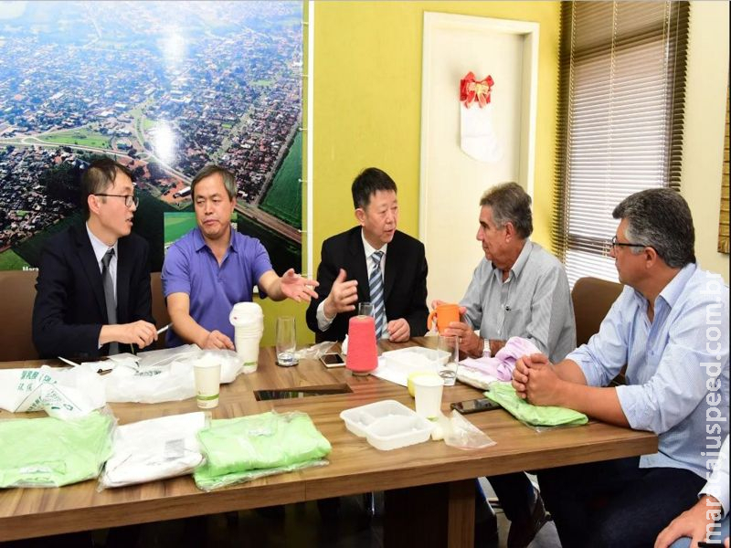 Comitiva chinesa liderada pelo presidente global da BBCA afirmou que obras da indústria tem 1ª fase concluída Comitiva chinesa liderada pelo presidente global da BBCA afirmou que obras da indústria tem 1ª fase concluída