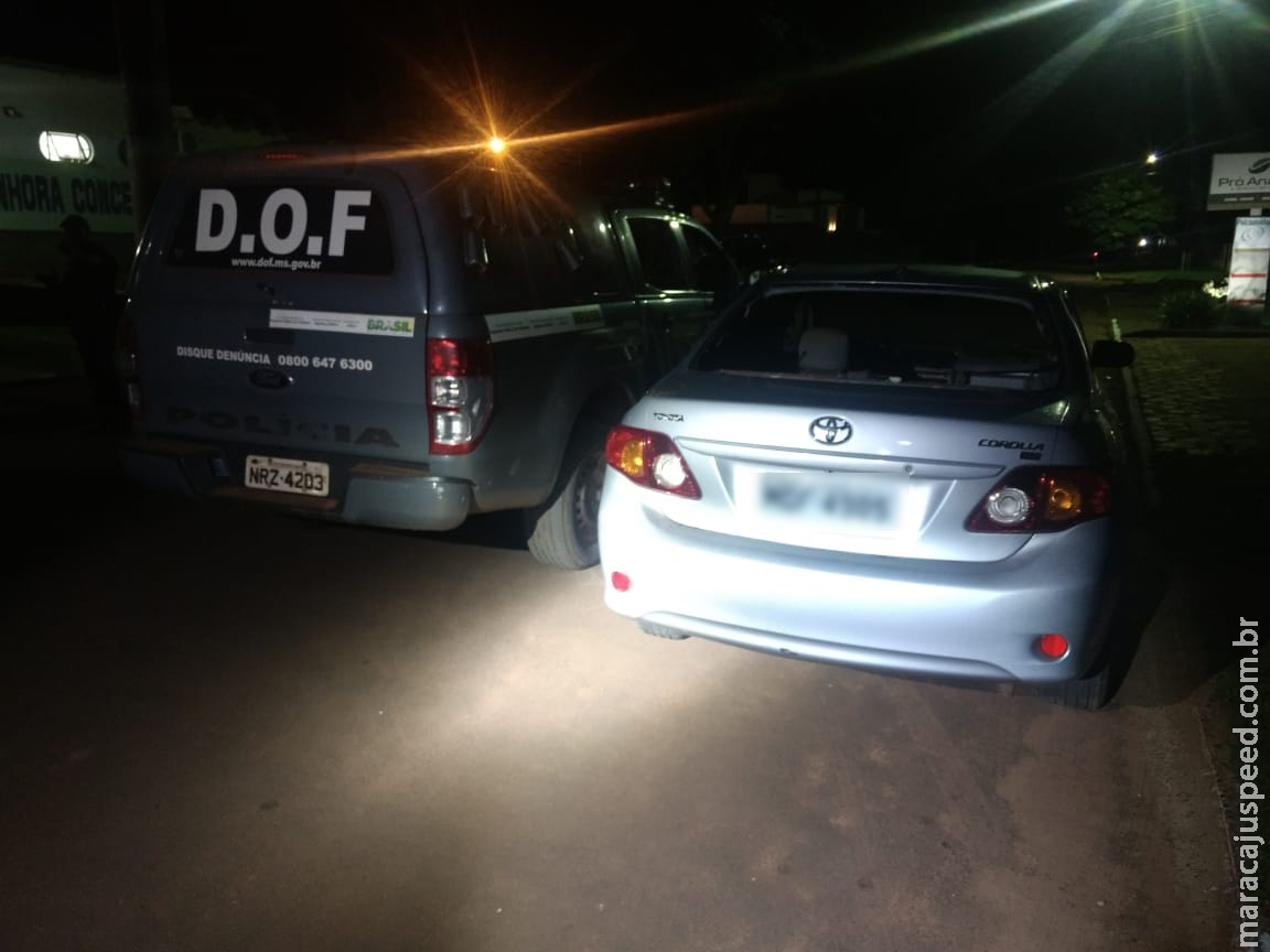 DOF recupera veículo roubado em Curitiba
