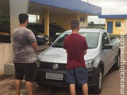 Em abordagem, PRF descobre tentativa de golpe contra empresa e prende 2