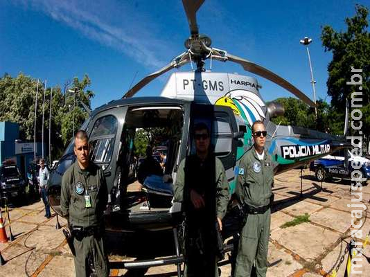 Helicóptero auxiliará em operação de final de ano no interior Helicóptero auxiliará em operação de final de ano no interior