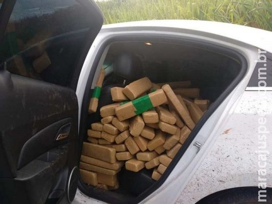 Jovem é preso com 577 quilos de maconha em carro roubado no DF
