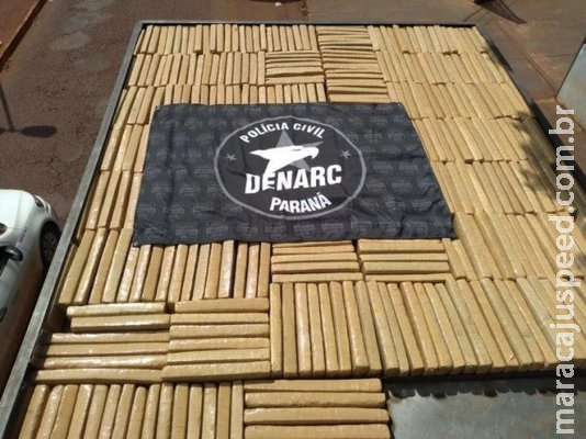 Maconha é apreendida e 5 são presos em operação das polícias de MS e do PR