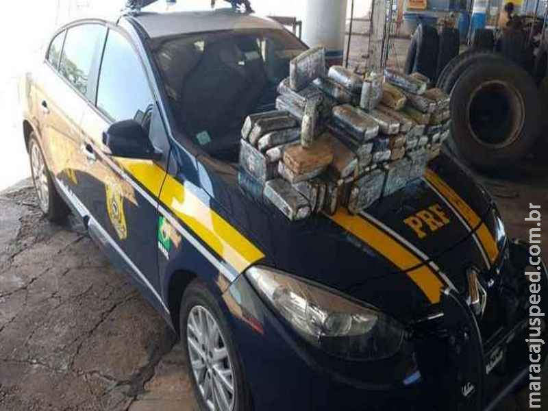 Polícia localiza 115 kg de cocaína em estepes de caminhão em MS