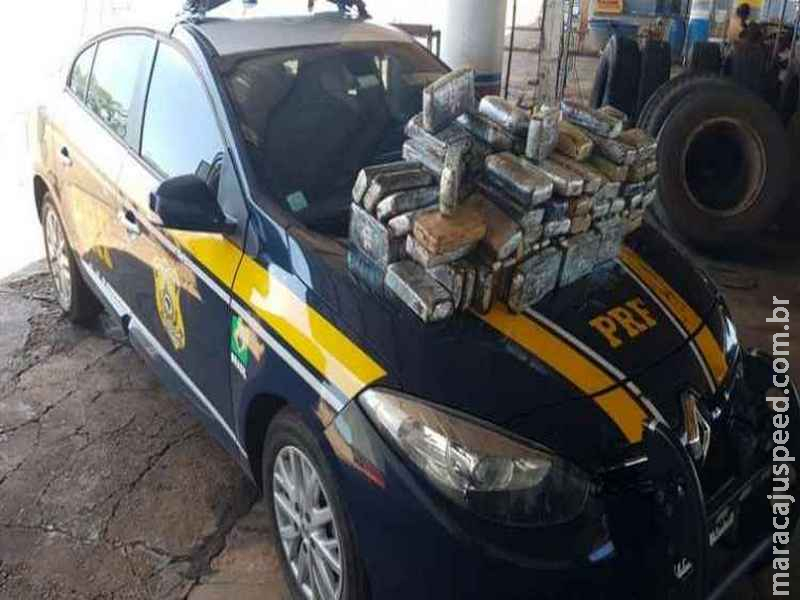 Polícia localiza 115 kg de cocaína em estepes de caminhão em MS Polícia localiza 115 kg de cocaína em estepes de caminhão em MS